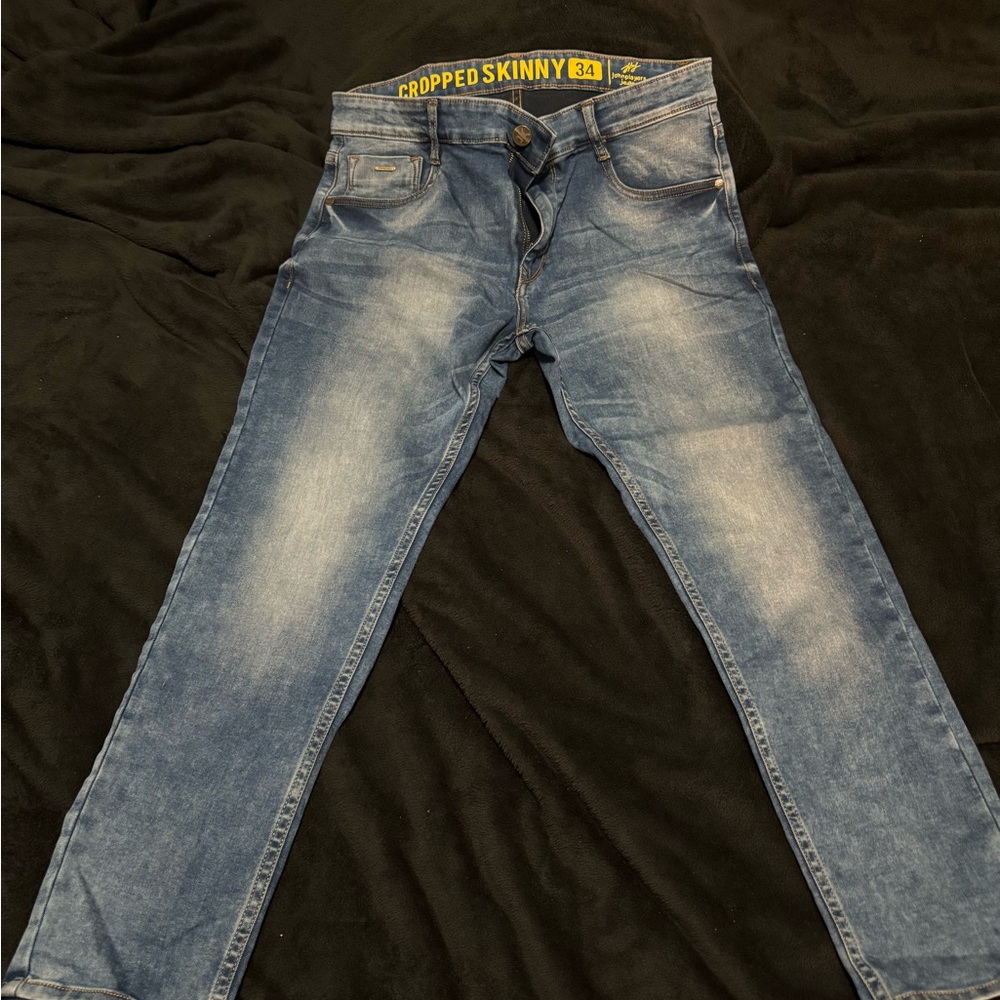 New skinny cropped jeans